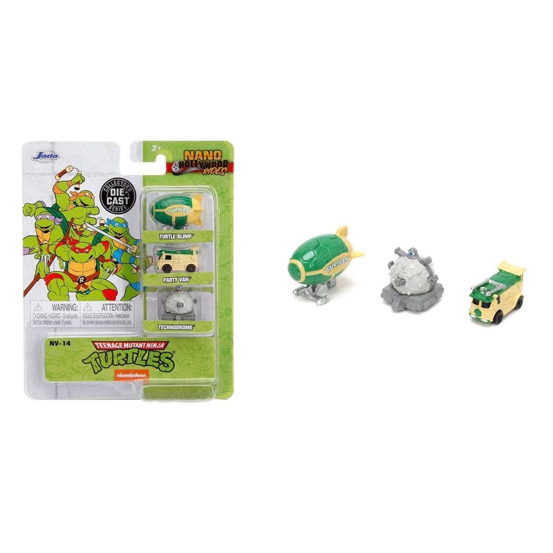 Jada - Ninja Turtles 3 Pack Nano Cars