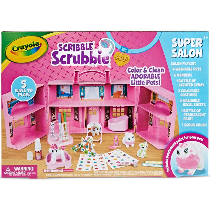 Crayola Scribble Scrubbie Pets Super Salon