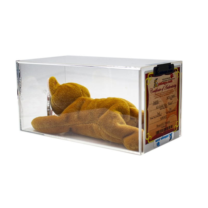 Authenticated Beanie Baby: 3rd Generation All Gold Nip - MWMT