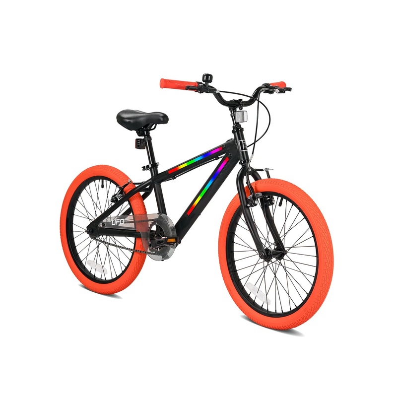 Lit UFO 20" Black Bicycle