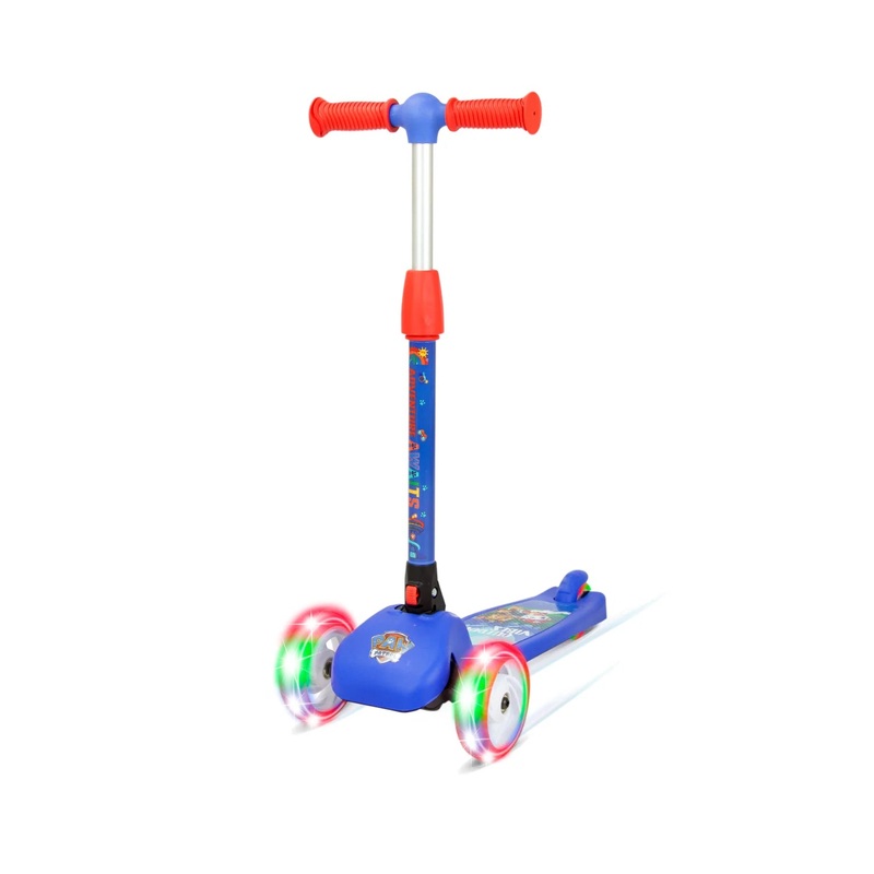 Spartan Paw Patrol Boys 3-Wheel Light Up Scooter
