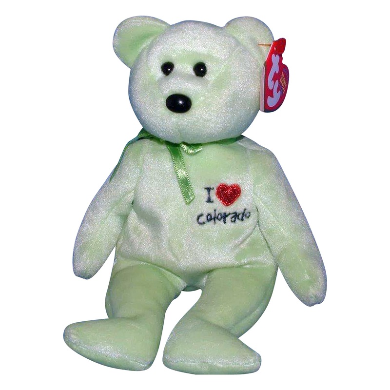 Ty Beanie Baby: I Love Colorado the Bear