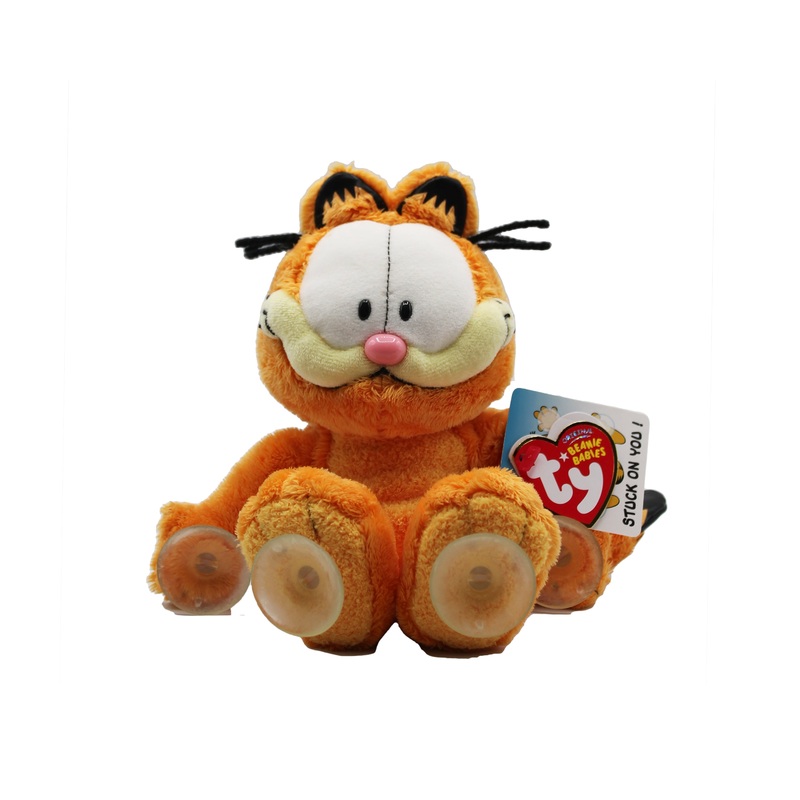 Ty Beanie Baby: Garfield the Cat - Stuck on You