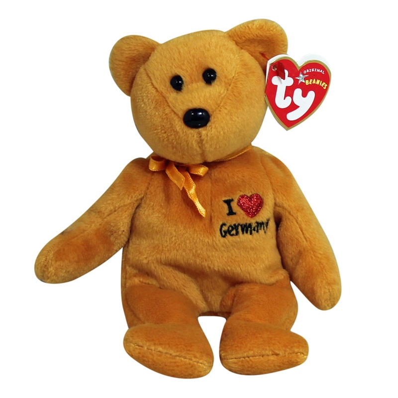 Ty Beanie Baby: Germany the Bear - Germany Exclusive