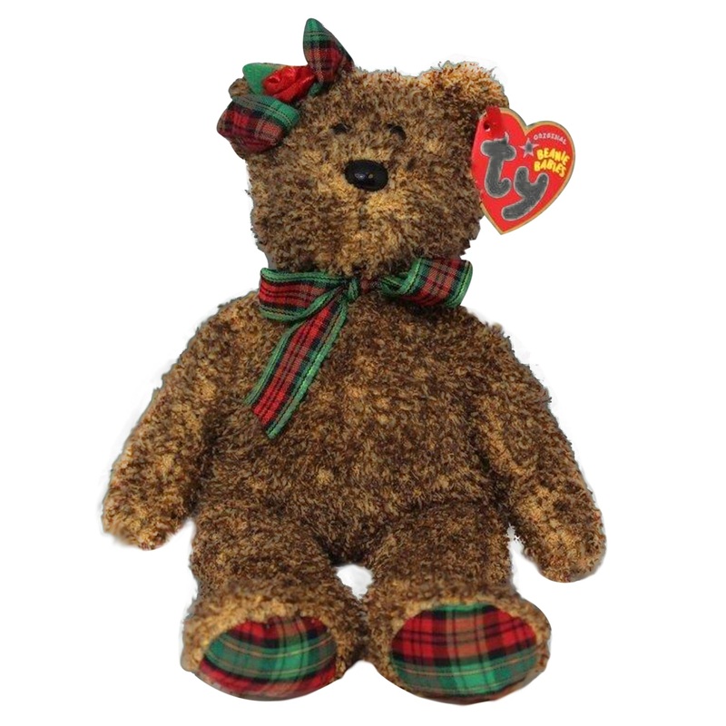 Ty Beanie Baby: Happy Holidays the Bear - Hallmark Exclusive