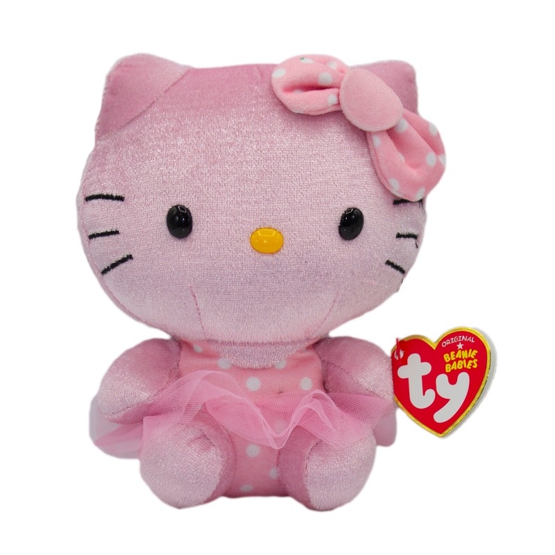 Ty Beanie Baby: Hello Kitty the Cat | Shimmer Pink