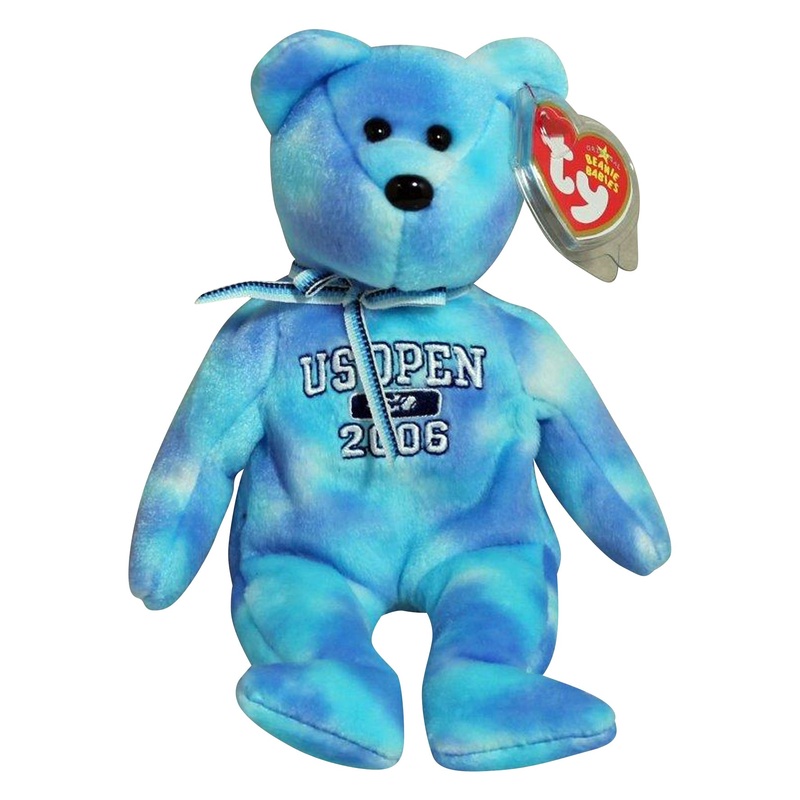 Ty Beanie Baby: Deuce the Bear US Open 2006 - No Flame