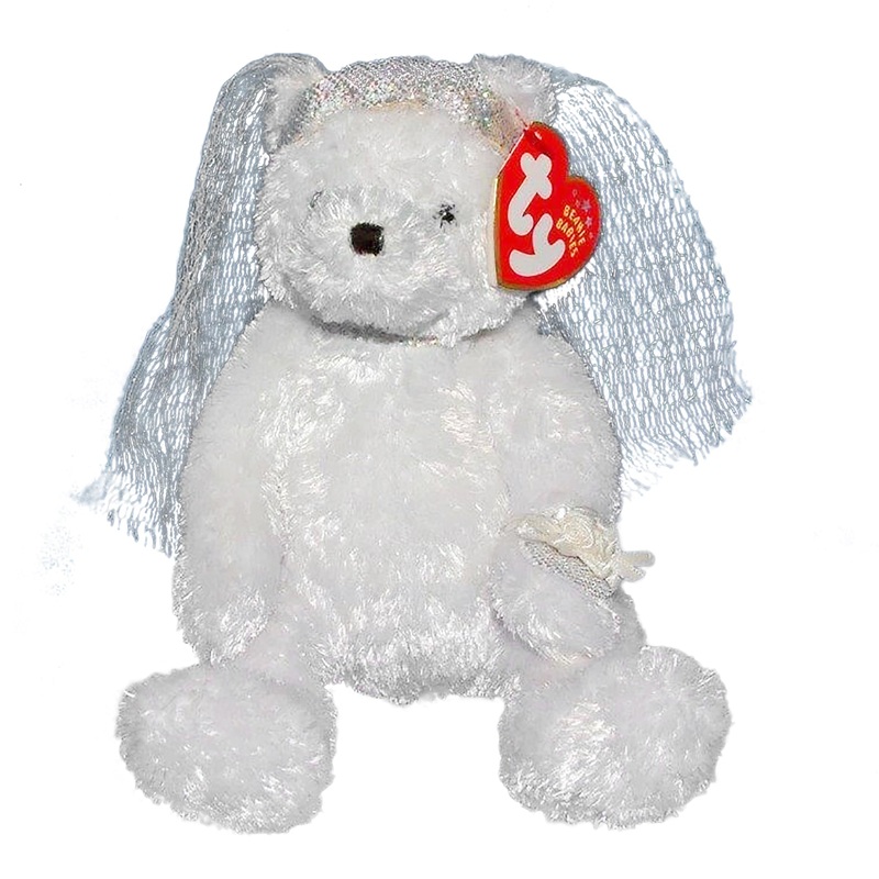 Ty Beanie Baby: Bride the Bear