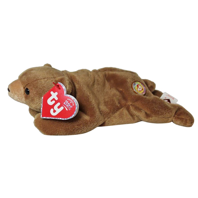 Ty Beanie Baby: Brownie the Bear BBOC - Original 9 Replica