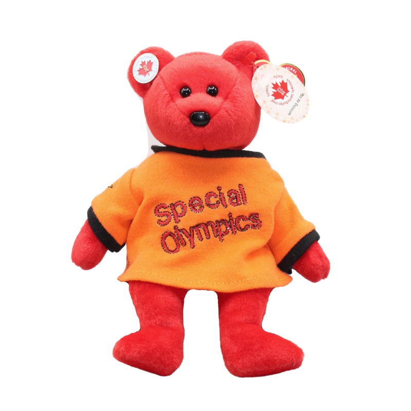 Ty Beanie Baby: Canada the Bear | Special Olympics | Orange
