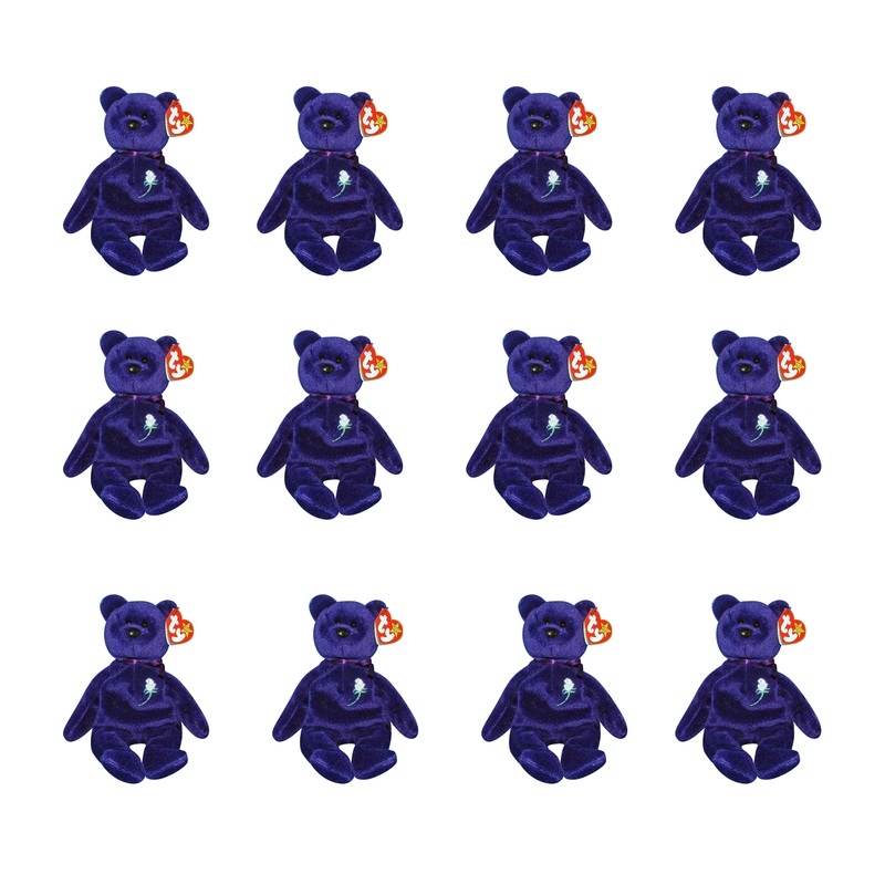 Ty Beanie Baby: 1 Dozen Princess Diana Bears