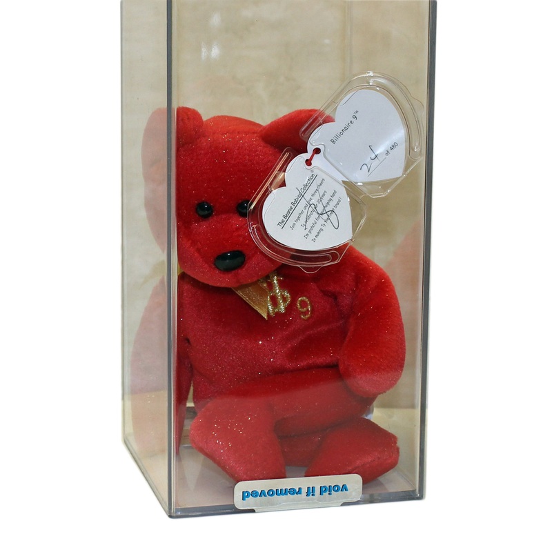 Ty Beanie Baby: Billionaire Bear 9 - Low #, Actual photo (11471)