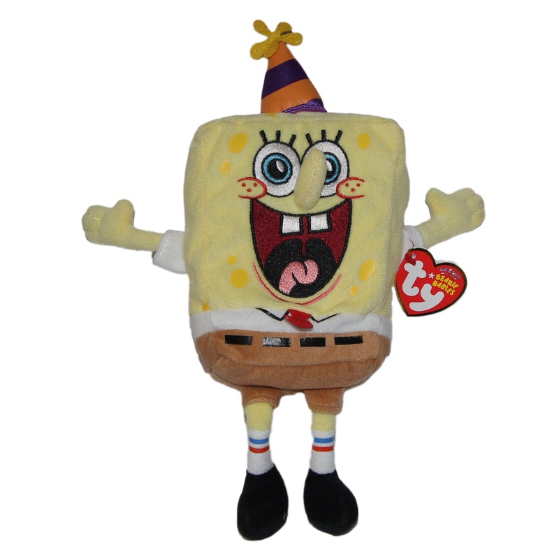 Ty Beanie Baby: Birthday Spongebob Squarepants