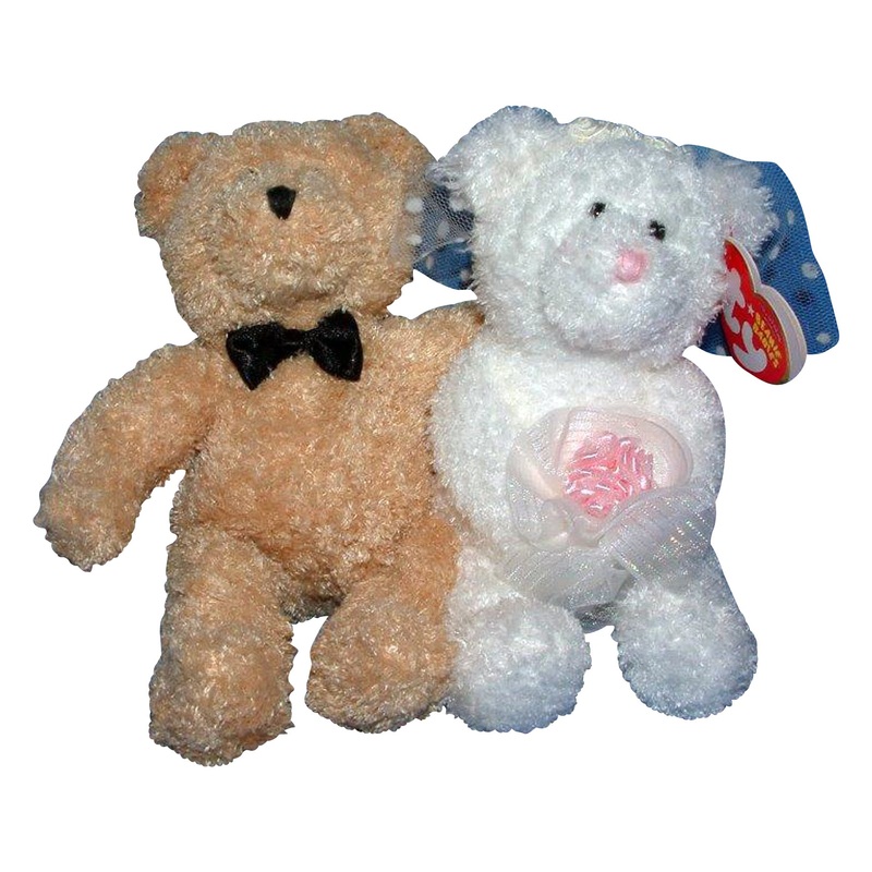 Ty Beanie Baby: Blissful the Bride and Groom Bears