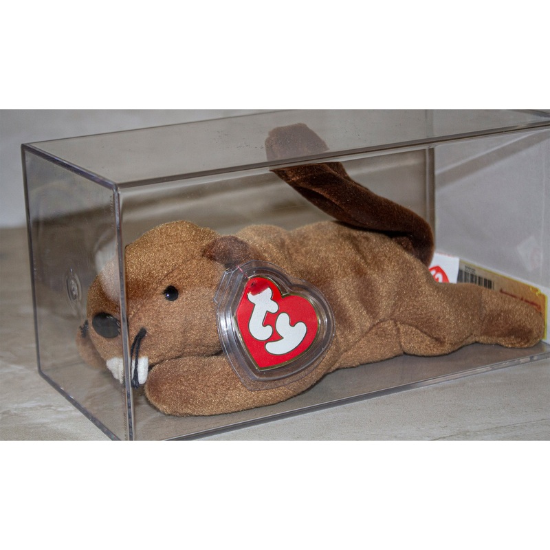 Authenticated Beanie Baby: 3rd Generation Bucky the Beaver