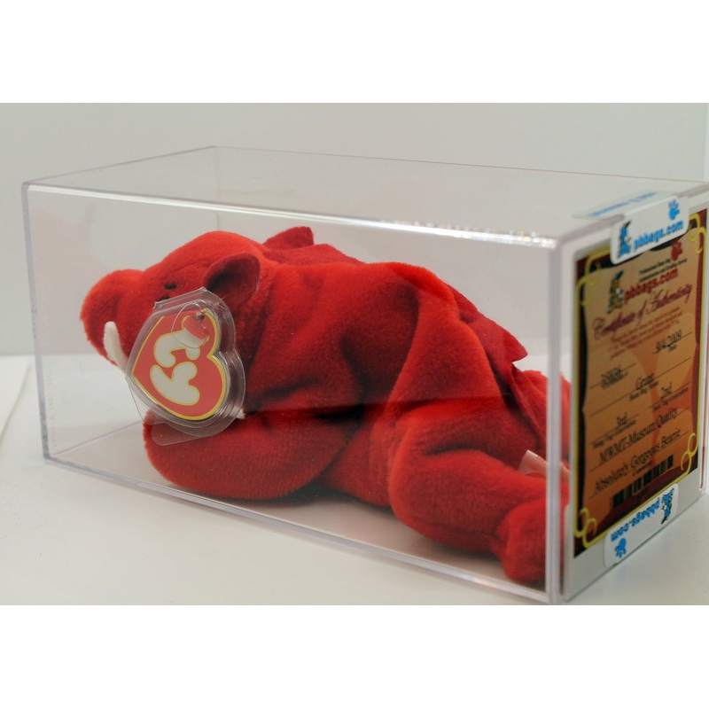 Authenticated Beanie Baby: 3rd Generation Grunt the RazorBack