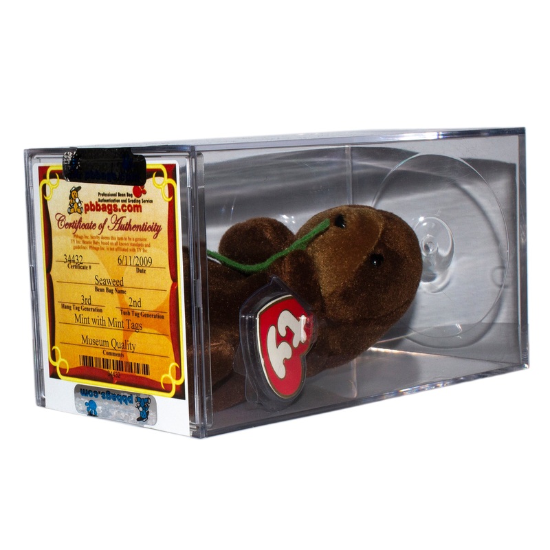 Authenticated Beanie Baby: 3rd Generation Seaweed the Otter
