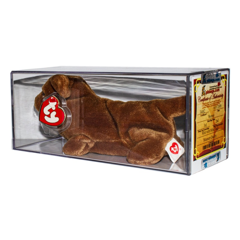 Authenticated Beanie Baby: 3rd Generation Weenie the Dog