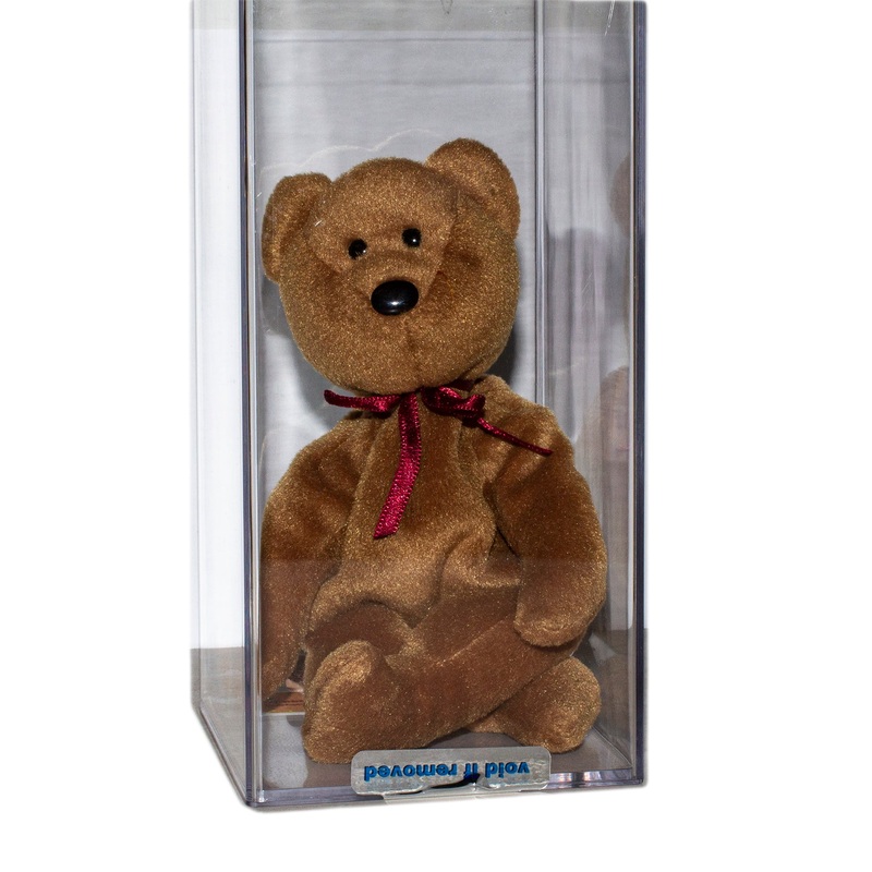Authenticated Beanie Baby: New Face Teddy - Brown