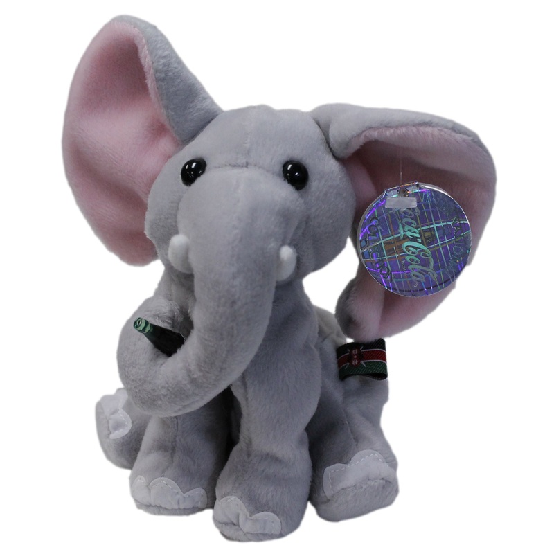Coke Plush: Clomp the Elephant - Kenya