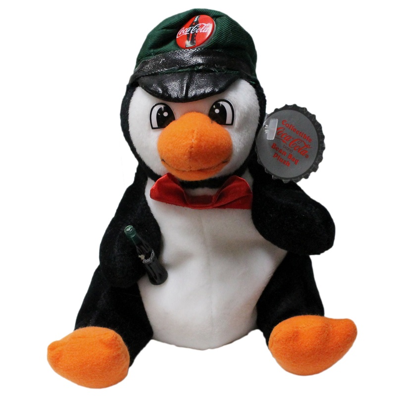 Coke Plush: Penguin in Delivery Cap