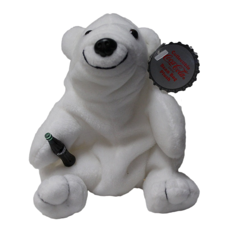 Coke Plush: Polar Bear with Bottle