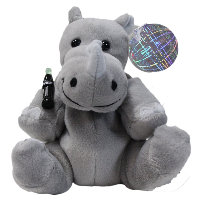Coke Plush: Rhiny the Rhinoceros - Tanzania