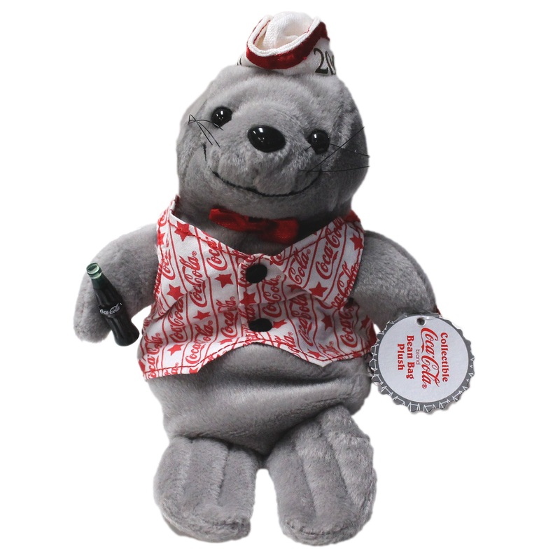 Coke Plush: Seal in a 2000 Vest