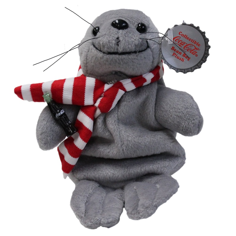 Coke Plush: Seal in Scarf