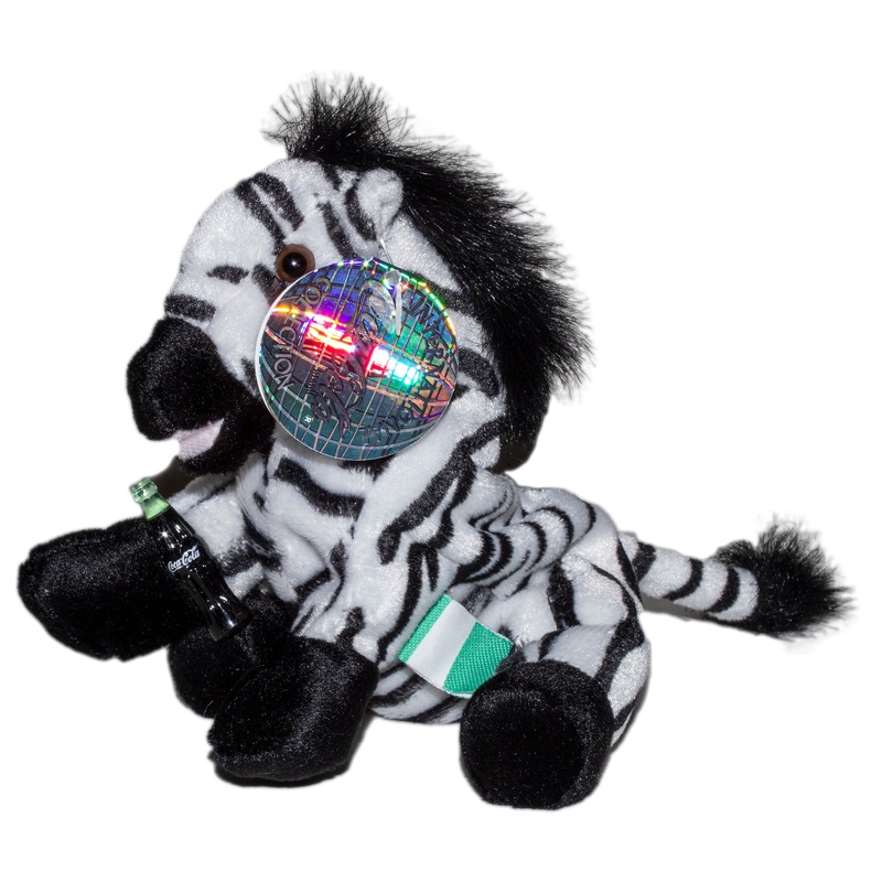 Coke Plush: Topus the Zebra - Nigeria