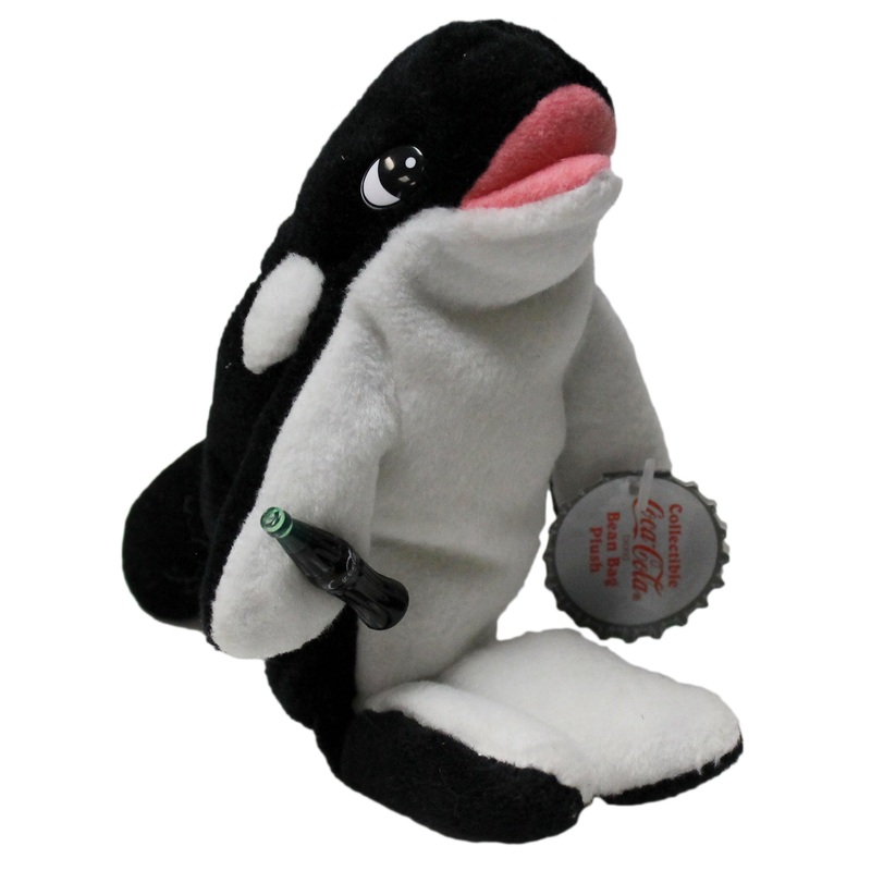 Coke Plush: Whale with Bottle