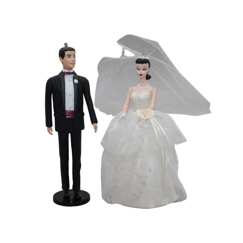Hallmark Ornament: 1997 Barbie and Ken Wedding Day | QXI6815