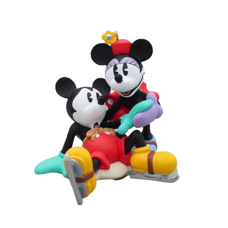 Hallmark Ornament: 1997 New Pair of Skates | QXD4032 | Mickey & Minnie