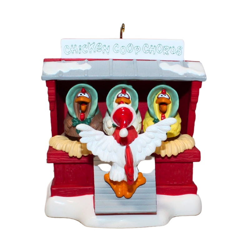 Hallmark Ornament: 1996 Chicken Coop Chorus  | QLX7491