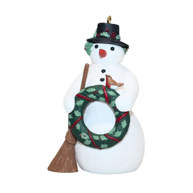 Hallmark Ornament: 1996 Christmas Snowman | QX6214 | Marjolein Bastin