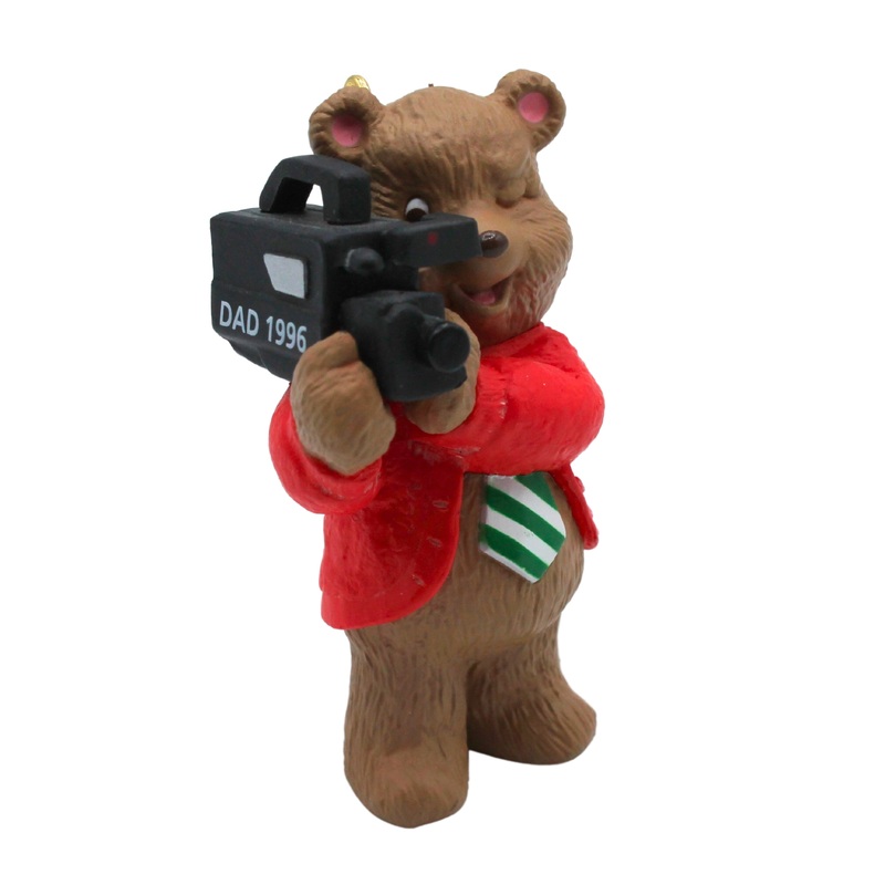 Hallmark Ornament: 1996 Dad | QX5831 | Recording Bear