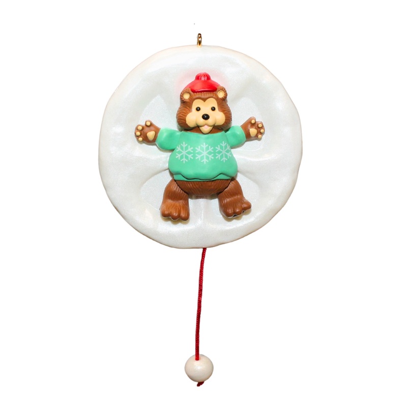 Hallmark Ornament: 1993 Snow Bear Angel  | QX5355