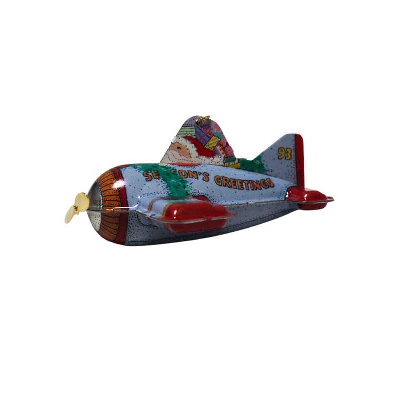Hallmark Ornament: 1993 Tin Airplane | QX5622