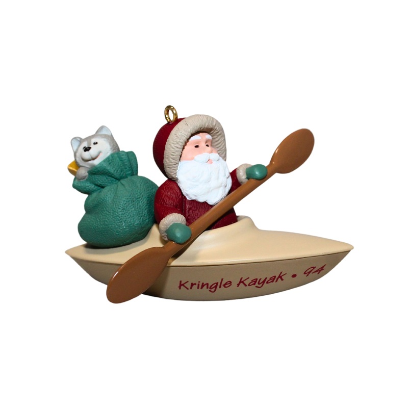 Hallmark Ornament: 1994 Kringle's Kayak | QX5886
