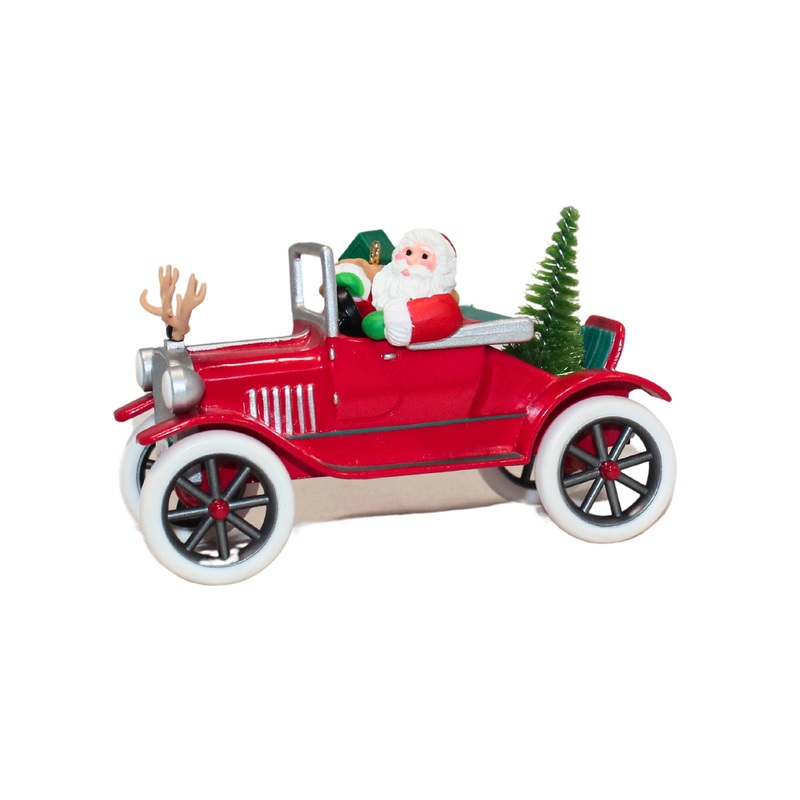Hallmark Ornament: 1991 Santa's Antique Car | QX4349