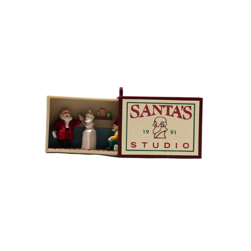 Hallmark Ornament: 1991 Santa's Studio | QX5397