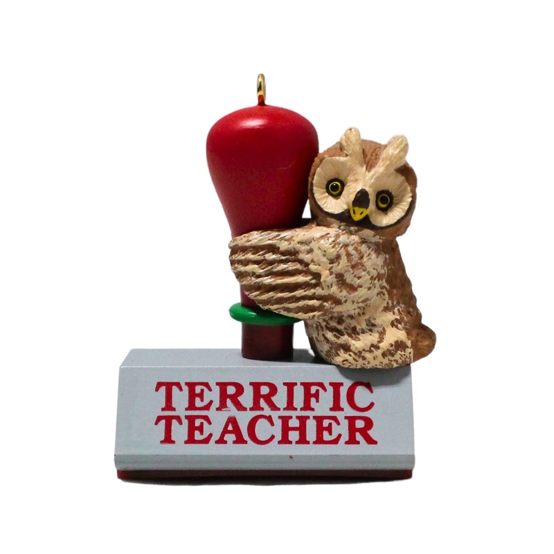 Hallmark Ornament: 1991 Terrific Teacher | QX5309