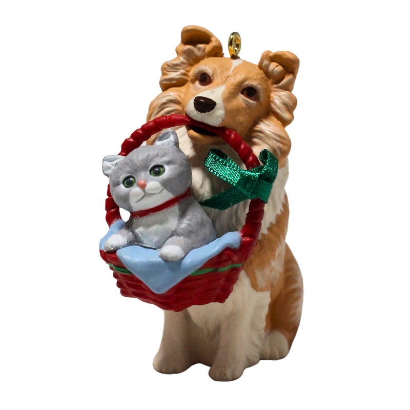 Hallmark Ornament: 1991 Tramp and Laddie | QX4397