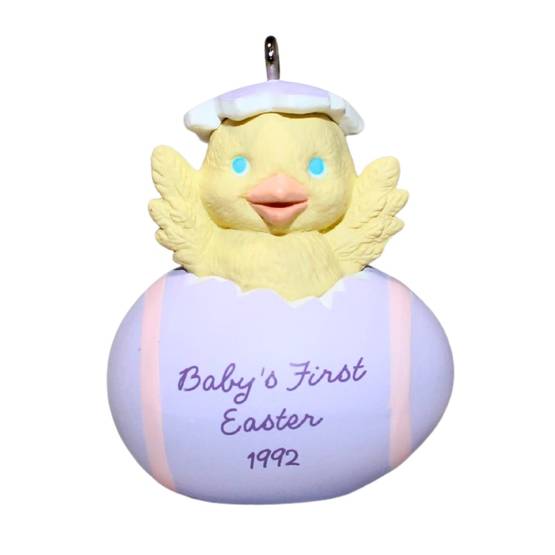 Hallmark Ornament: 1992 Baby's First Easter | QEO9271