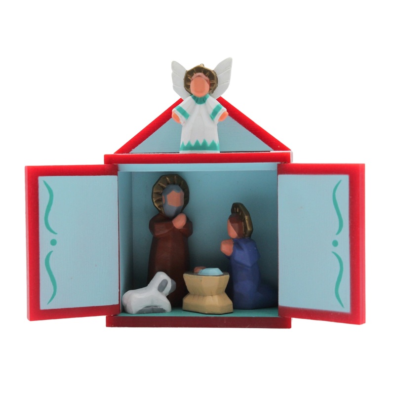 Hallmark Ornament: 1989 Miniture Crche | QX4592