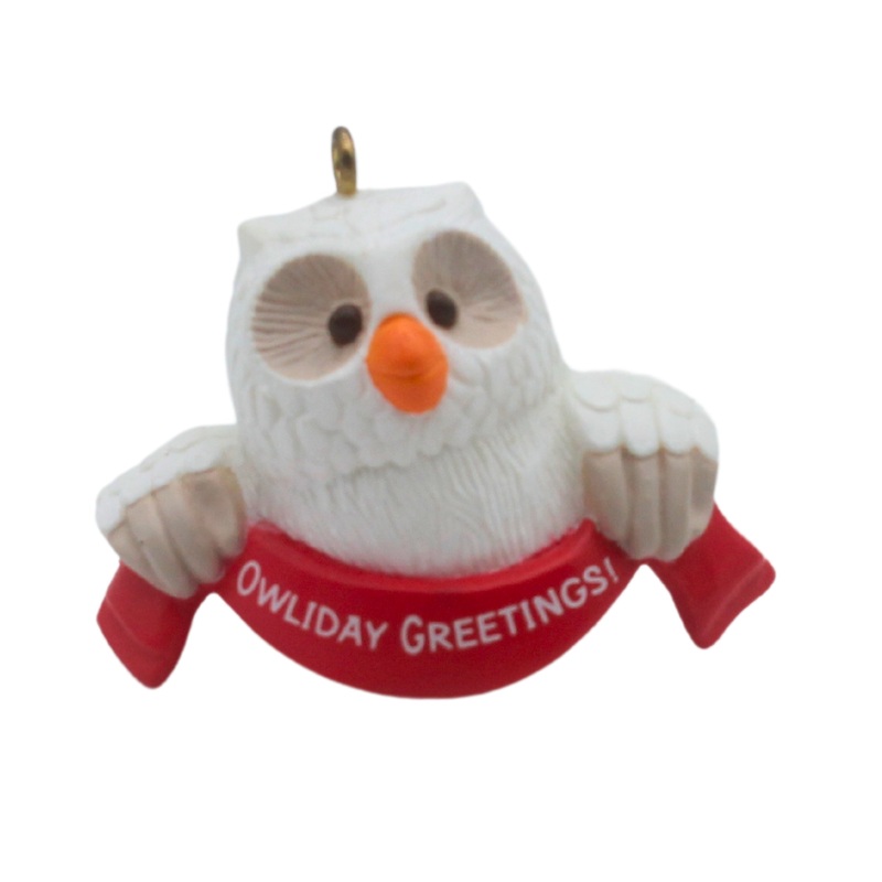 Hallmark Ornament: 1989 Owliday Greetings | QX4365