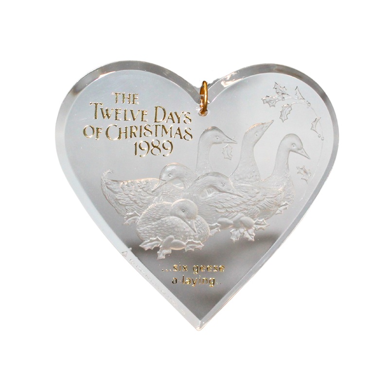 Hallmark Ornament: 1989 Six Geese A-Laying  | QX3812