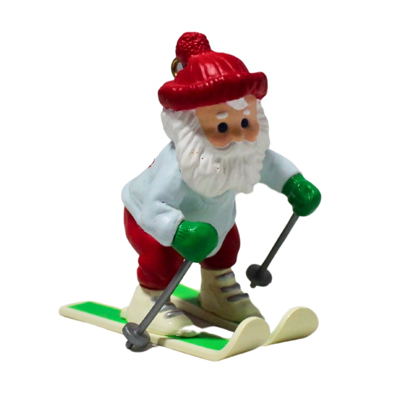 Hallmark Ornament: 1989 Snowplow Santa  | QX4205