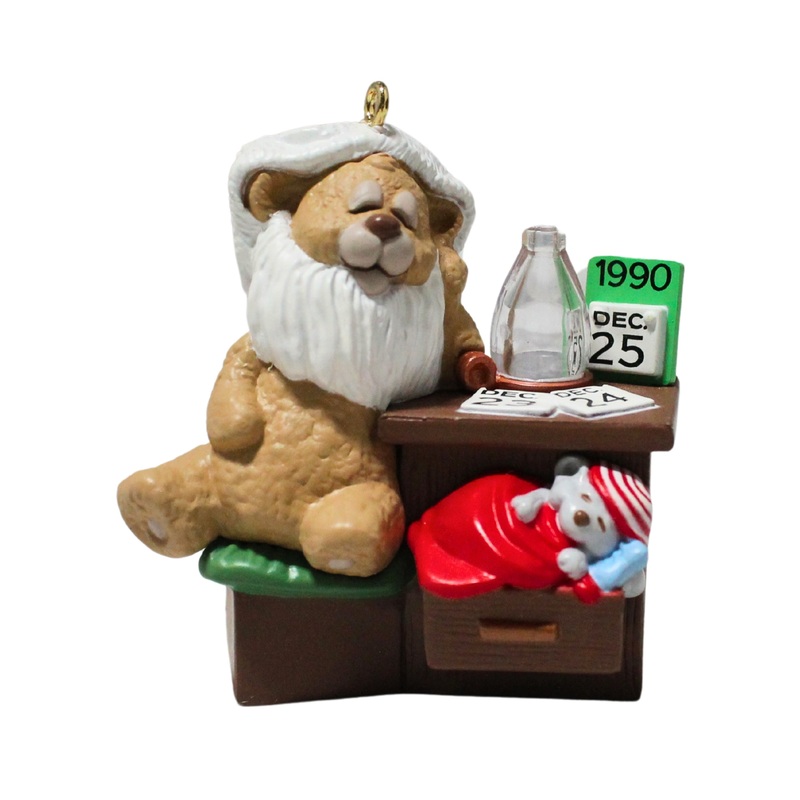 Hallmark Ornament: 1990 Beary Short Nap | QLX7326