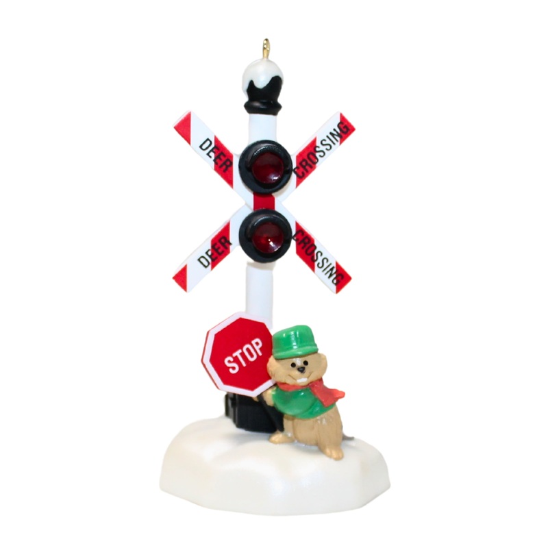 Hallmark Ornament: 1990 Deer Crossing  | QLX7213